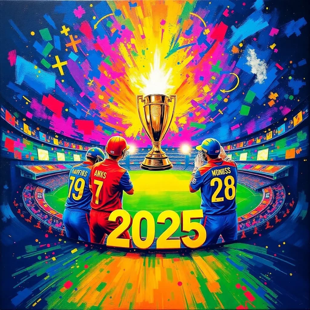 Lucky Colours & Numbers for Cricket Teams in the Champions Trophy 2025